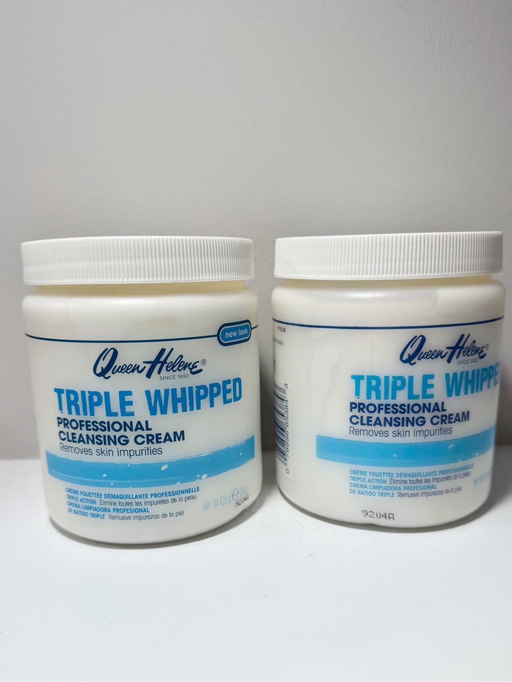 Queen Helene Triple Whipped Professional Cleansing Cream 15 oz - 2 Pack